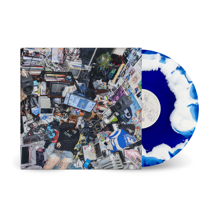 Ninajirachi / I Love My Computer LP White & Blue Swirl Vinyl