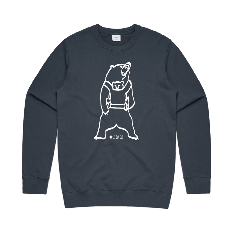 #1 Dads / Bears Sweater - Navy