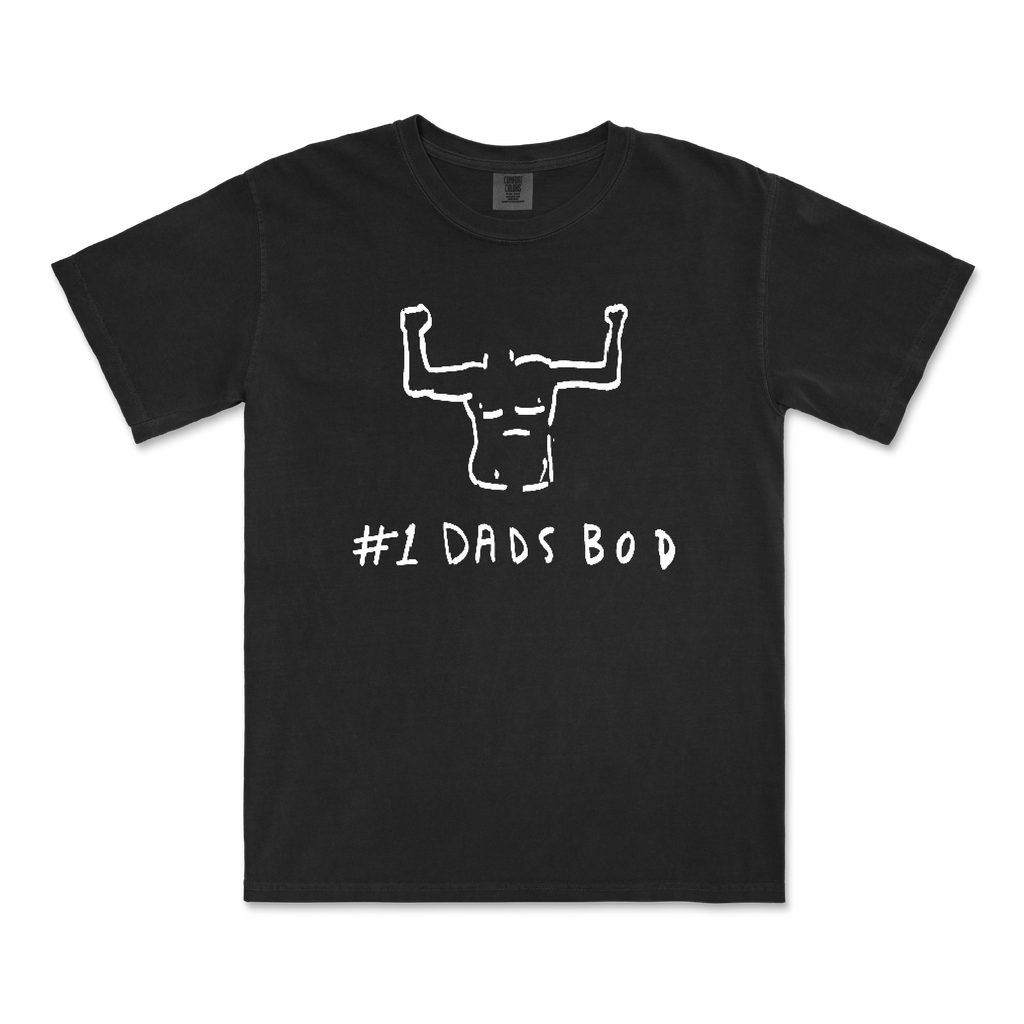 #1 Dads / Dads Bod - Black T-Shirt ***PRE-ORDER***