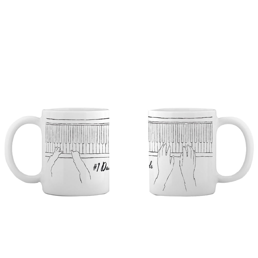 #1 Dads Day (2021 Exclusive) Piano Hands Mug