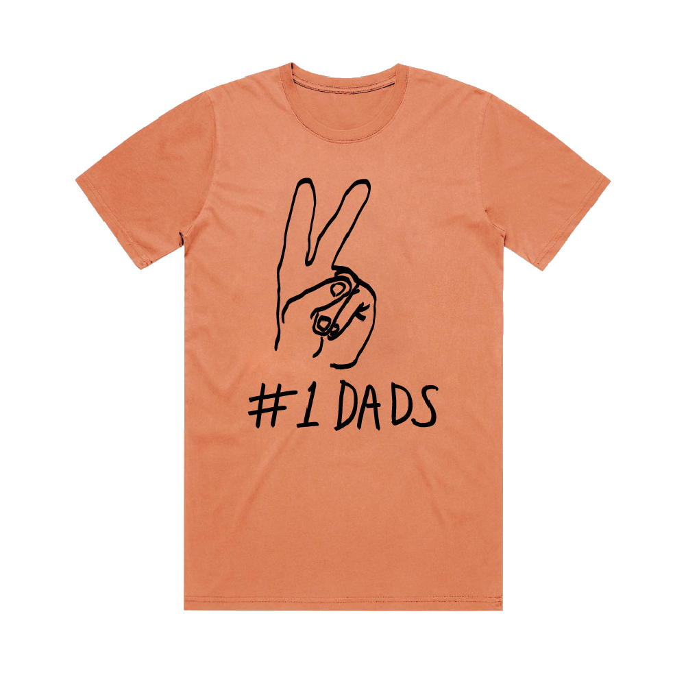 #1 Dads / Peace - Terracotta T-Shirt