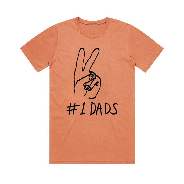 #1 Dads / Peace - Terracotta T-Shirt
