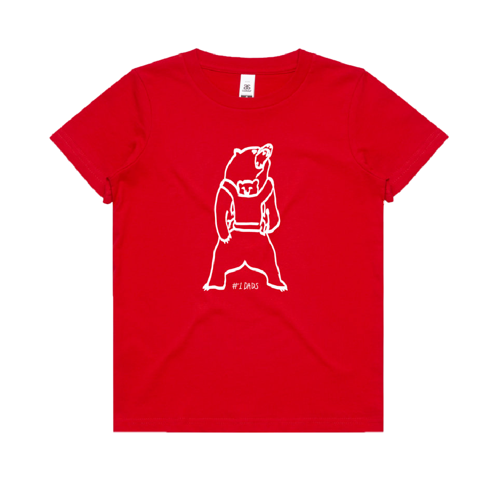 #1 Dads / Bears Kids - Red