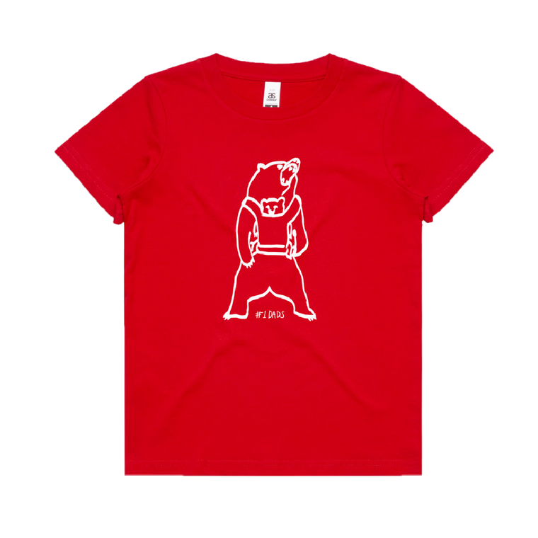 #1 Dads / Bears Kids - Red
