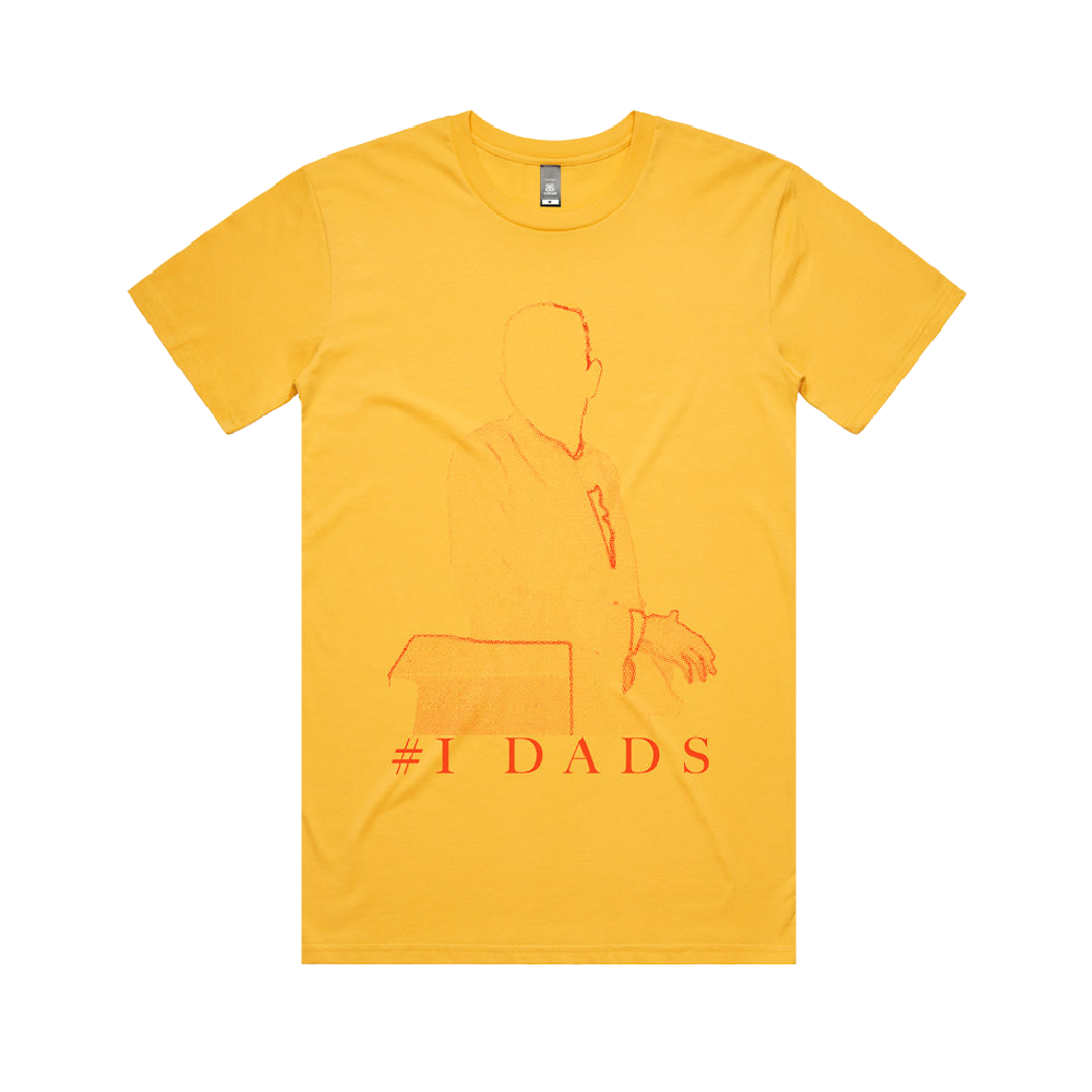 #1 Dads / Silhouette - Yellow T-Shirt
