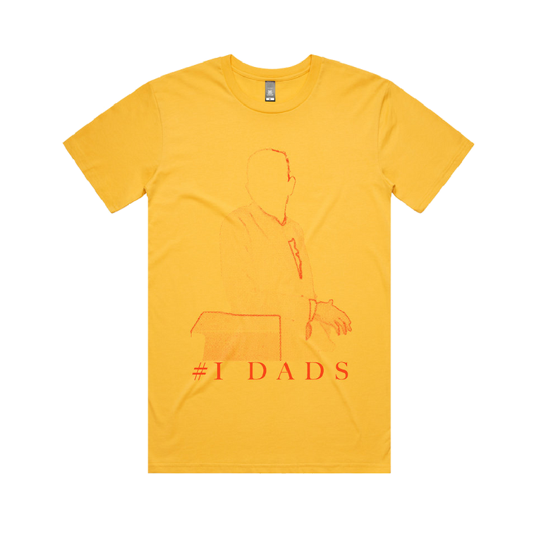#1 Dads / Silhouette - Yellow T-Shirt