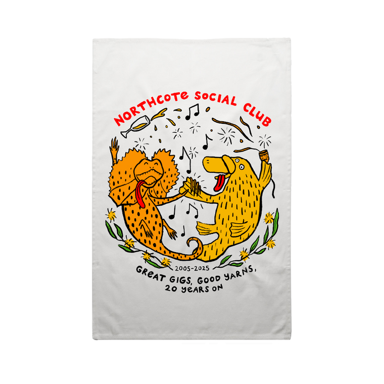 Northcote Social Club / Great Gigs, Good Yarns, 20 Years On' Tea-Towel