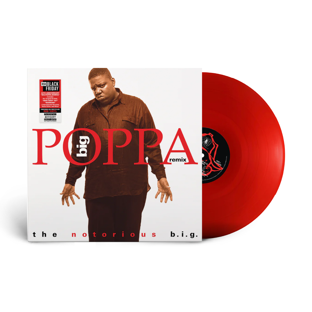 The Notorious BIG / Big Poppa (Remix) LP Recycled Red Vinyl RSD 2025