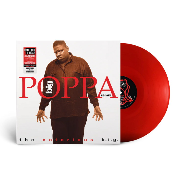 The Notorious BIG / Big Poppa (Remix) LP Recycled Red Vinyl RSD 2025