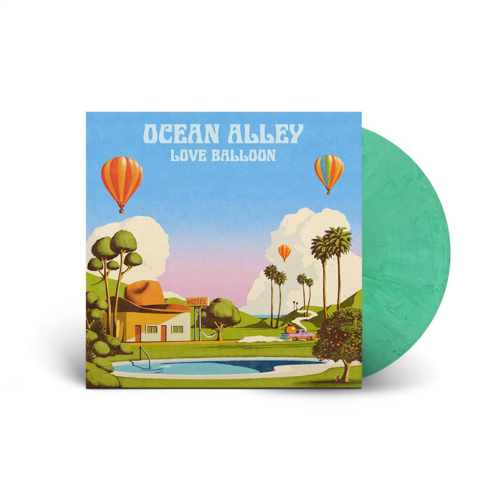 Love Balloon 12” 180g Vinyl (Green & White Marble)