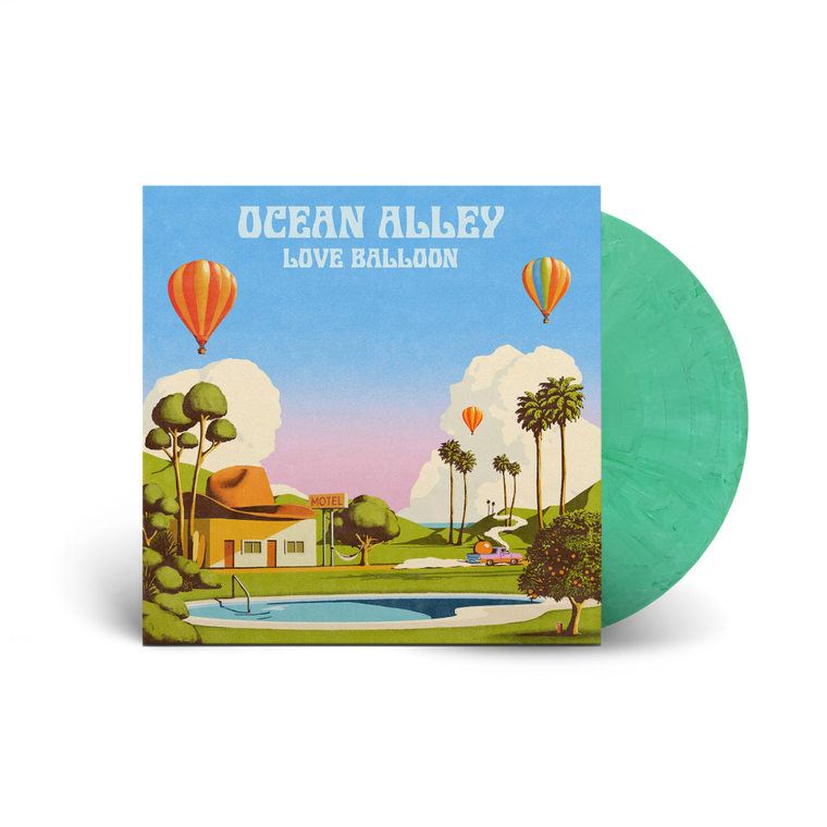 Love Balloon 12” 180g Vinyl (Green & White Marble)
