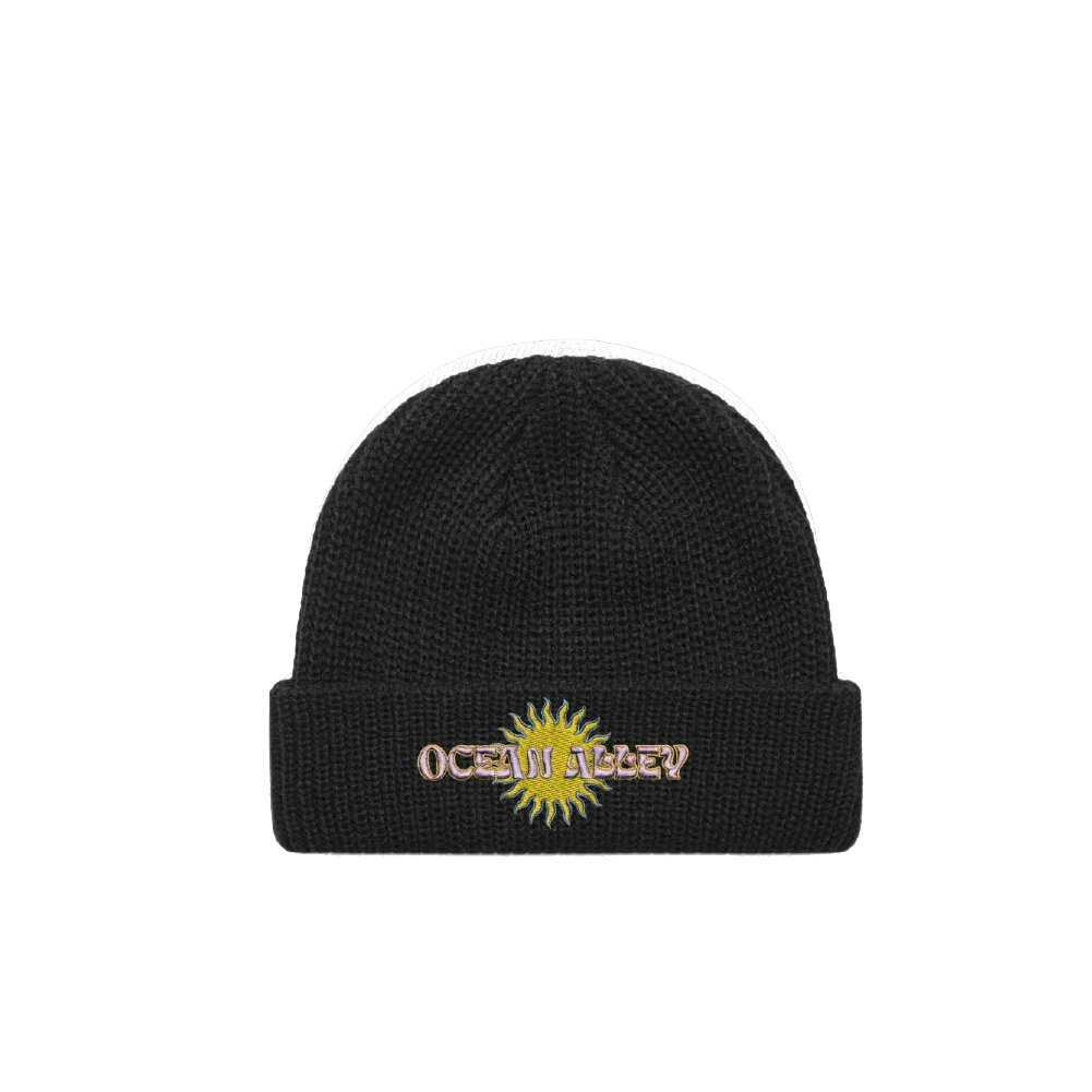 Ocean Alley / Retro Sun Black Beanie