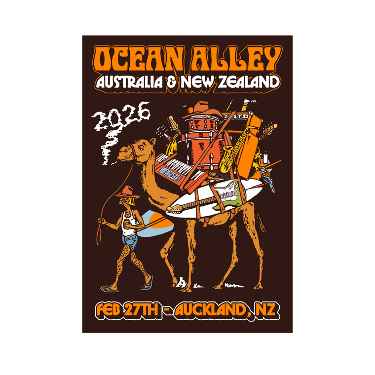Ocean Alley / 2026 AUS NZ Tour: Limited Edition NZ Tour Poster (Signed)