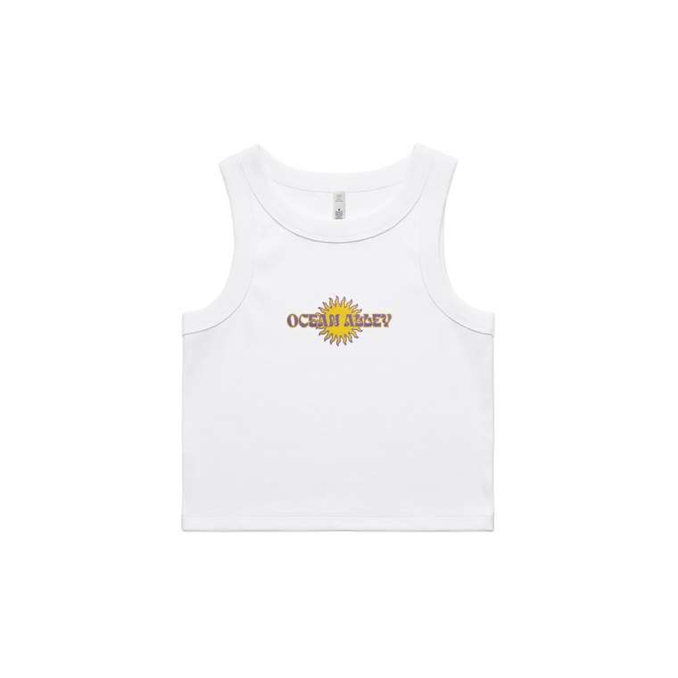 Ocean Alley / Retro Sun White Tank