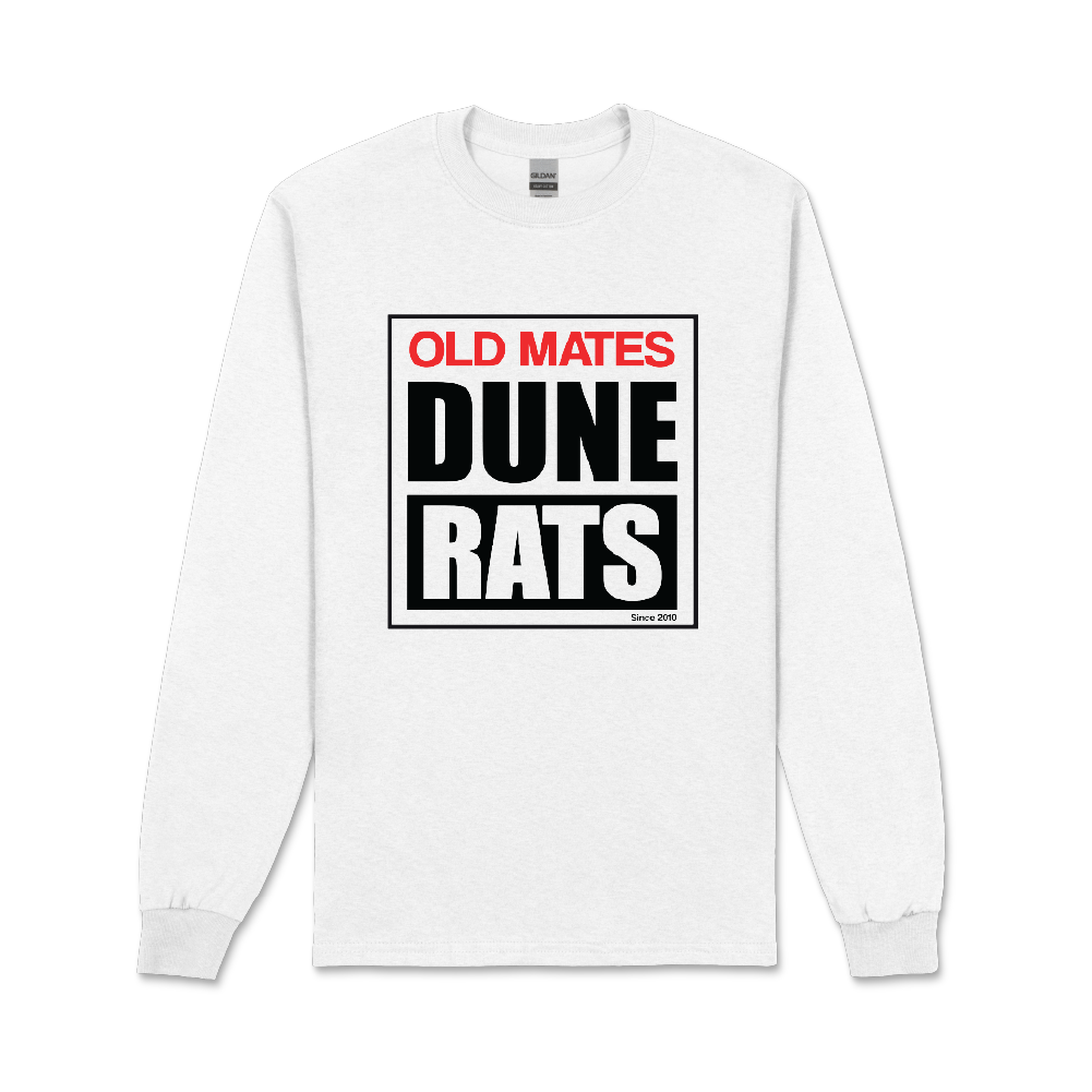 Dune Rats / Old Mates White Longsleeve T-Shirt