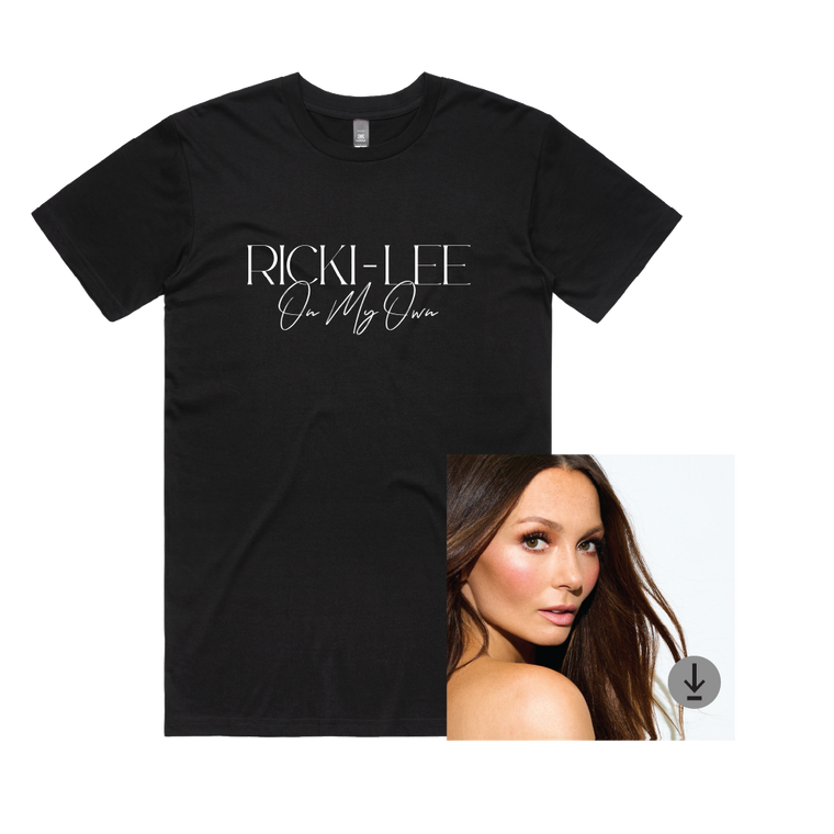 Ricki-Lee / 'On My Own' T-Shirt & Digital Download