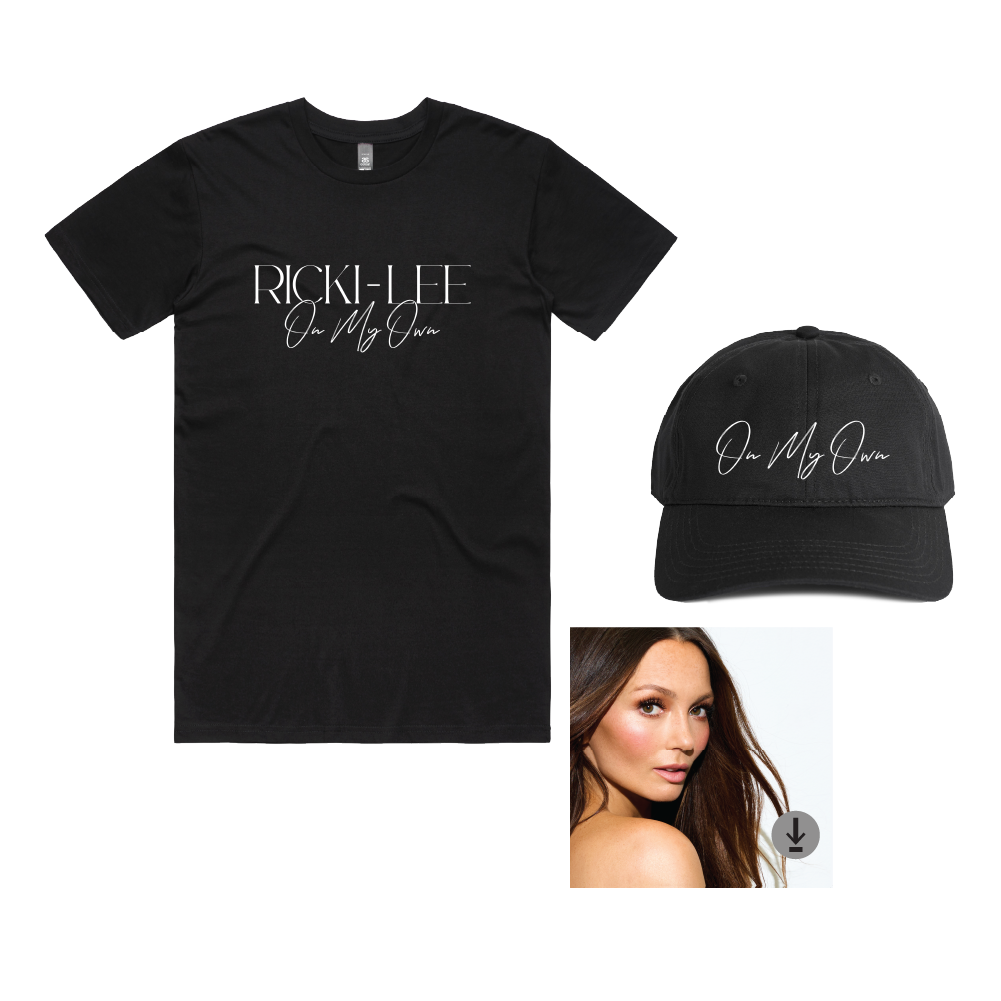 Ricki-Lee / 'On My Own' T-Shirt, Cap & Digital Download