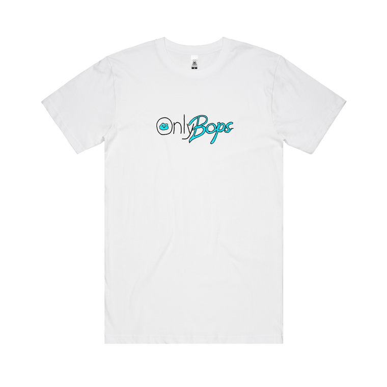 Only Bops / White T-Shirt