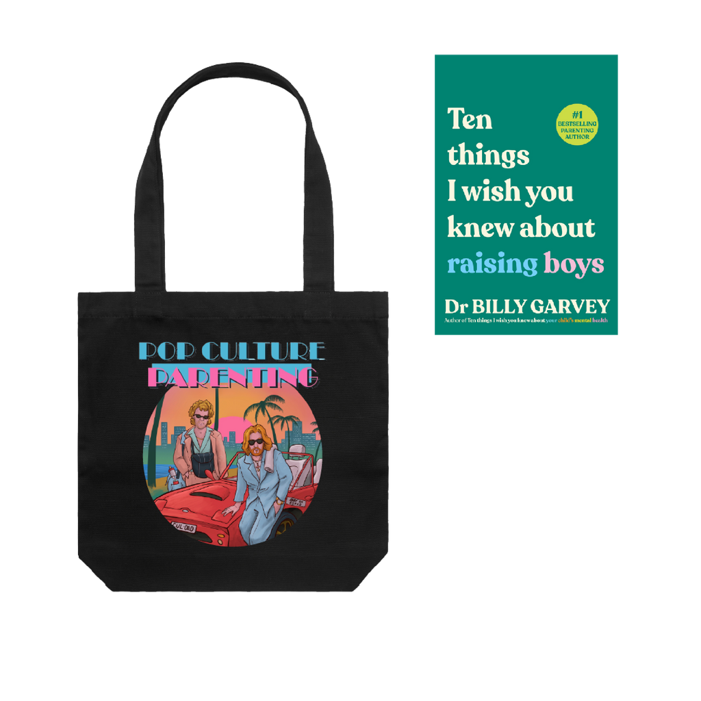 'Ten Things I Wish You Knew About Raising Boys' Book & Black Tote Bundle