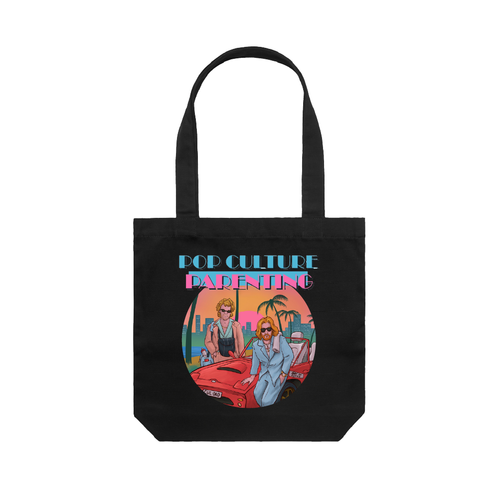 Pop Culture Parenting / Black Tote