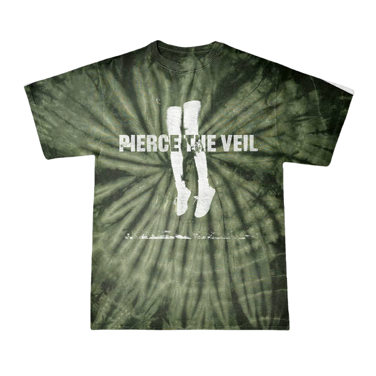 Pierce The Veil / Legs Green Tie Dye T-Shirt