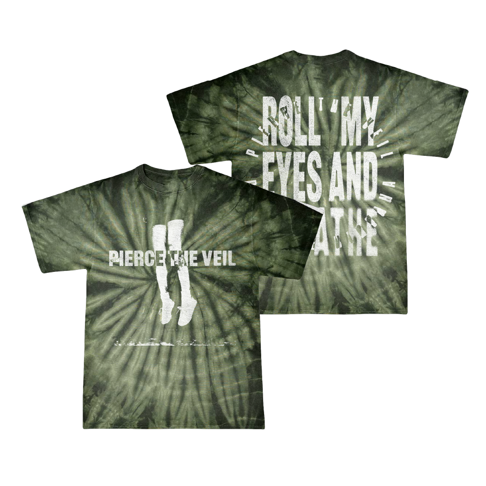 Pierce The Veil / Legs Green Tie Dye T-Shirt