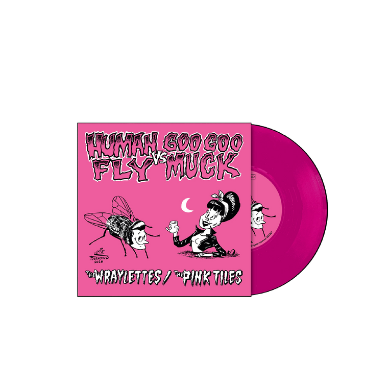 The Wraylettes & The Pink Titles / Cramps Tribute 7" Pink Vinyl ***PRE-ORDER***