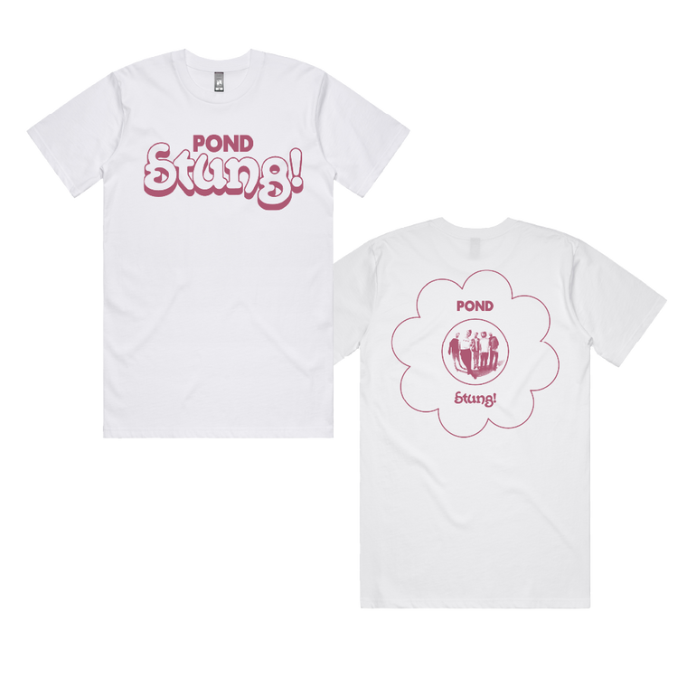 Pond / Stung! White & Pink T-Shirt