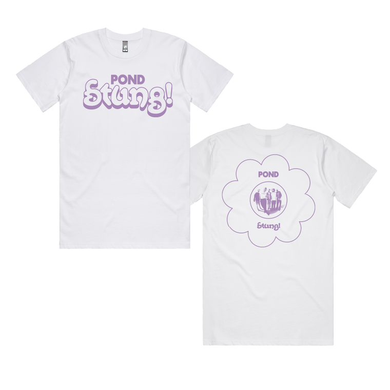 Pond / Stung! White & Lilac T-Shirt