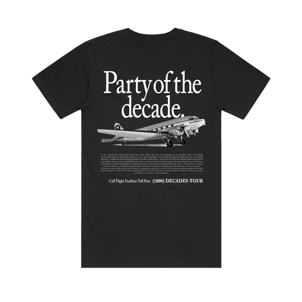 Party Of The Decade / Black T-Shirt