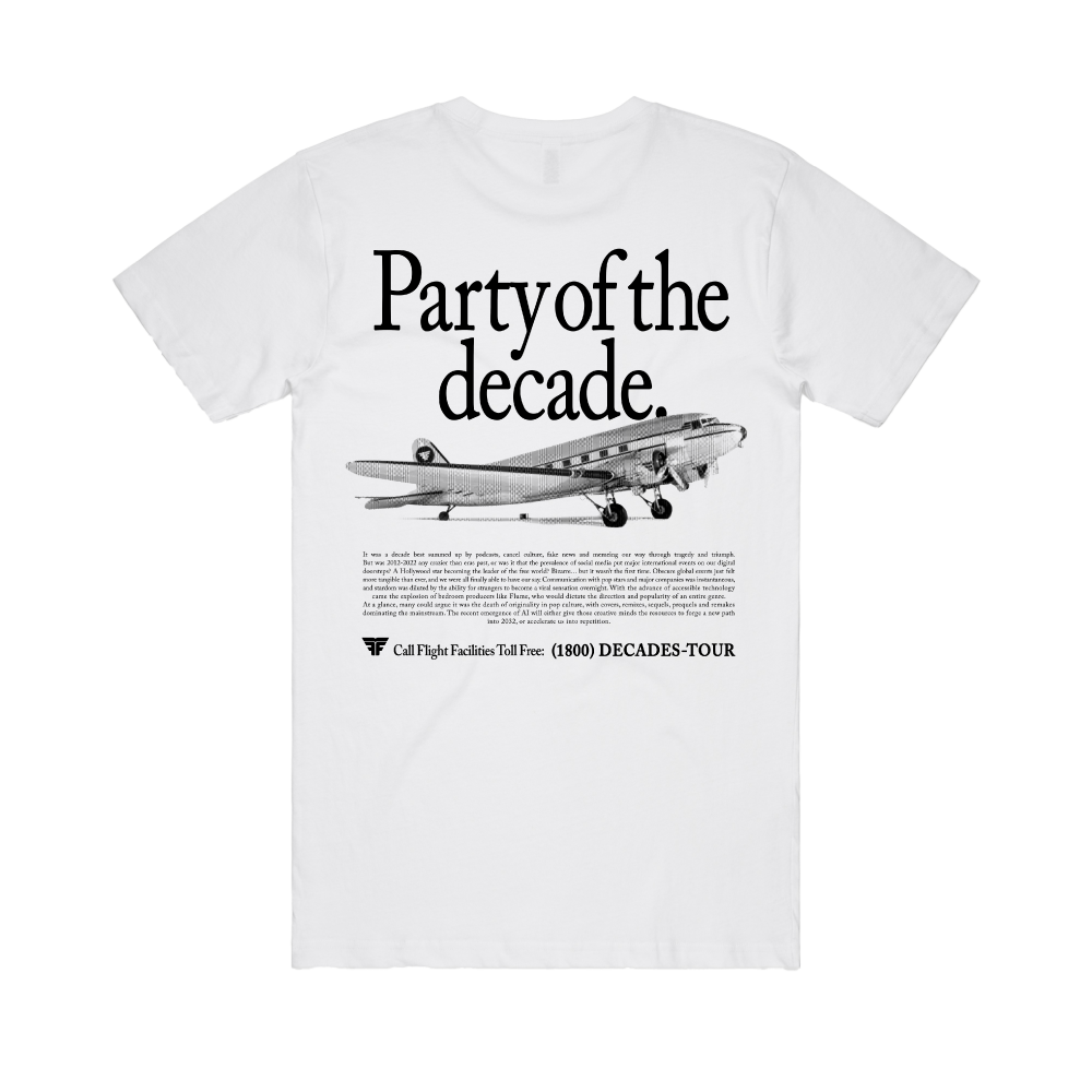 Party Of The Decade / White T-Shirt