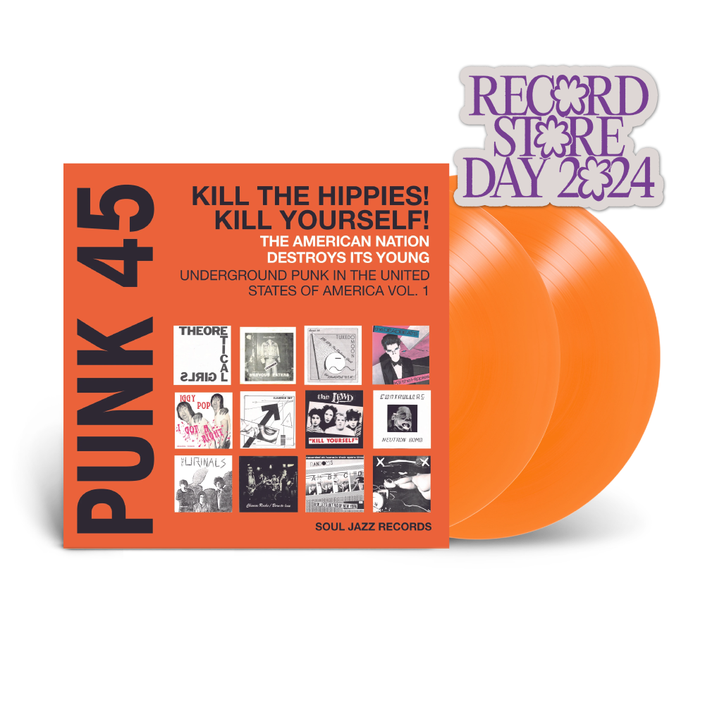 PUNK 45: Kill The Hippies! Kill Yourself! / Various 2xLP Orange Vinyl RSD 2024