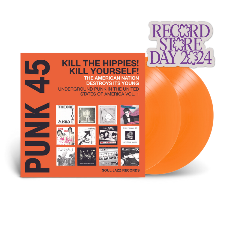 PUNK 45: Kill The Hippies! Kill Yourself! / Various 2xLP Orange Vinyl RSD 2024