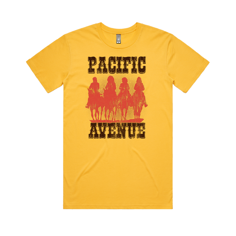 Pacific Avenue / Western T-Shirt in Yellow