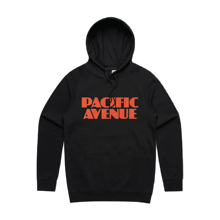 Pacific Avenue / Text Black Hood
