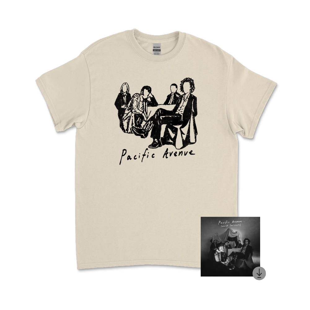Pacific Avenue / Lovesick Sentimental Cream T-Shirt & Digital Download ***PRE-ORDER***