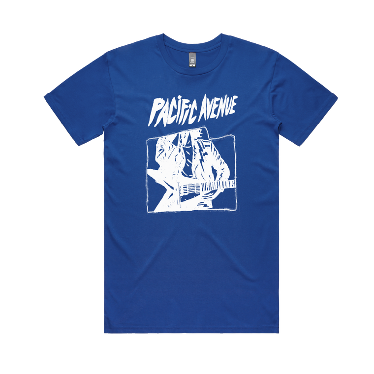 Pacific Avenue / Guitar Blue T-Shirt