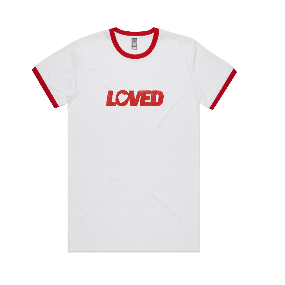 Parcels / Loved Red Ringer Tee