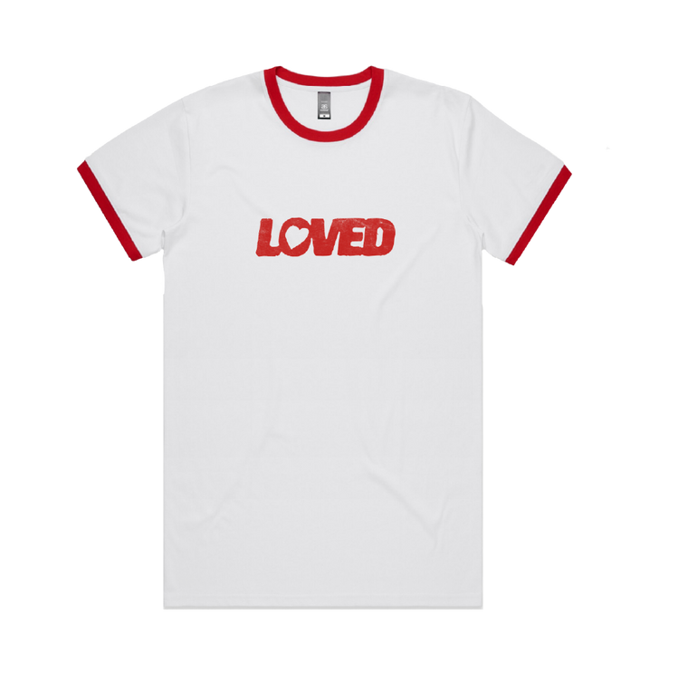 Parcels / Loved Red Ringer Tee