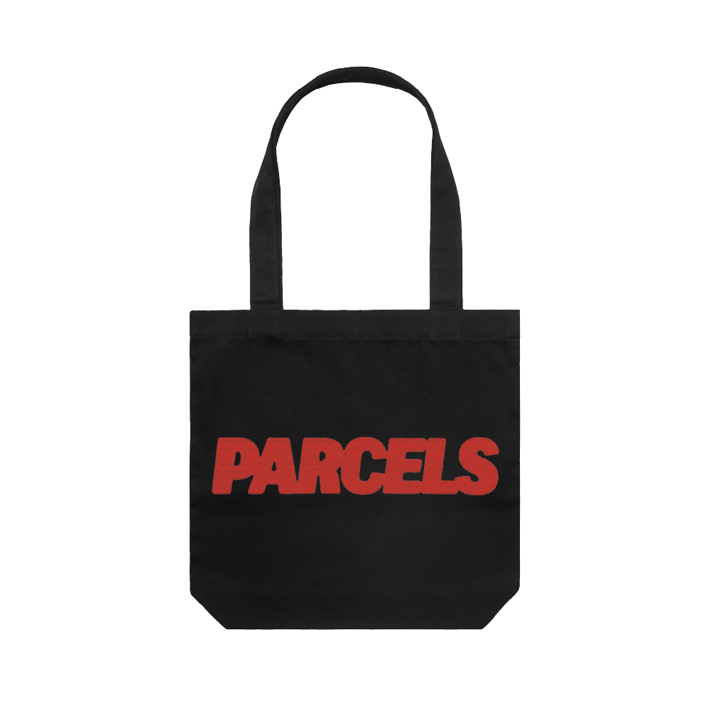 Parcels / Loved Black Tote Bag