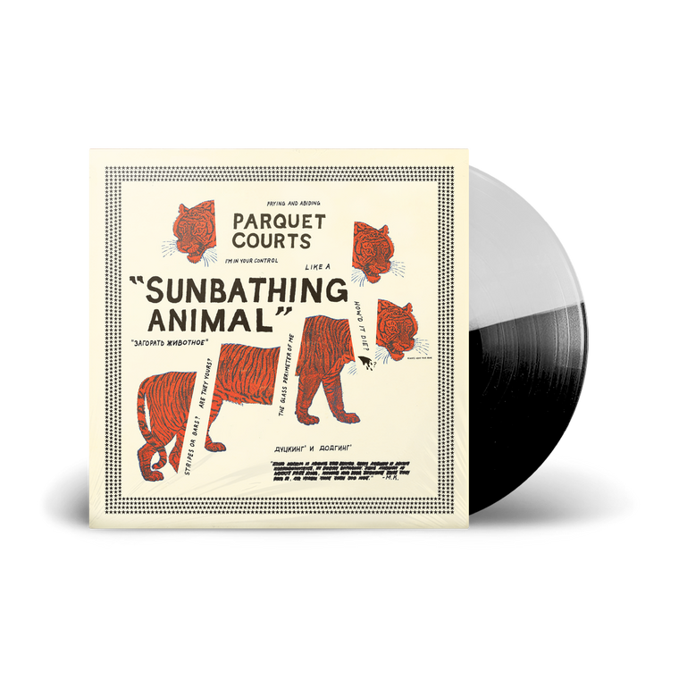 Parquet Courts / Sunbathing Animal LP Black/White Split Vinyl