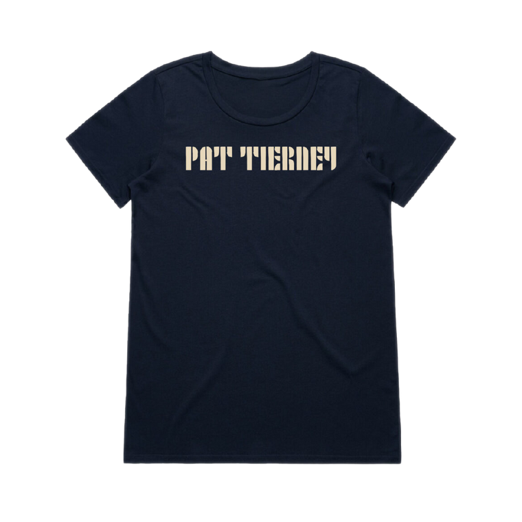 Pat Tierney / Lost In Haze Navy Women's Cut T-Shirt