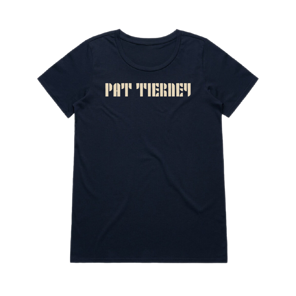 Pat Tierney / Lost In Haze Navy Women's Cut T-Shirt