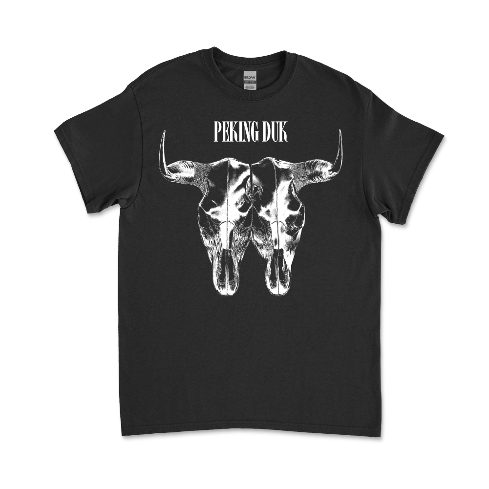 Peking Duk / Skull Black T-Shirt