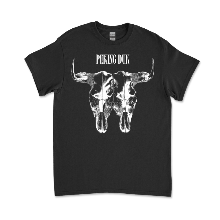 Peking Duk / Skull Black T-Shirt