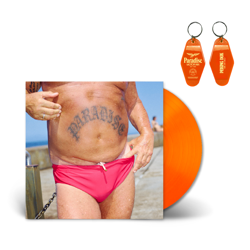 Peking Duk / Paradise LP D2C Exclusive Sunburnt Paradise Orange Vinyl & Keyring Bundle