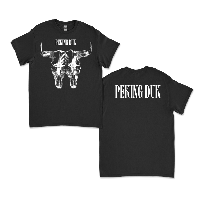Peking Duk / Skull Black T-Shirt