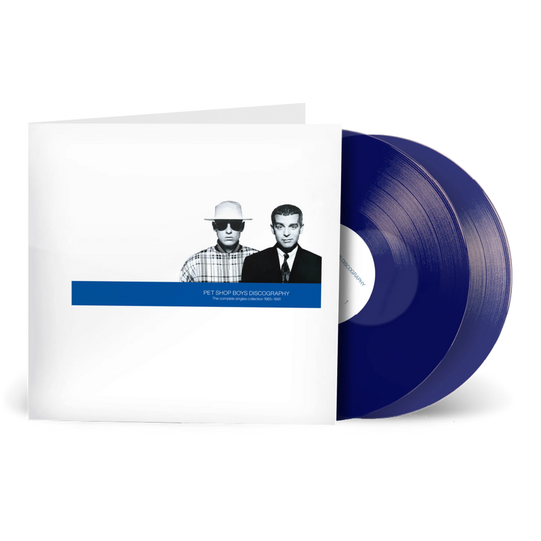 Pet Shop Boys / Discography: The Singles Collection LP Transparent Blue Vinyl