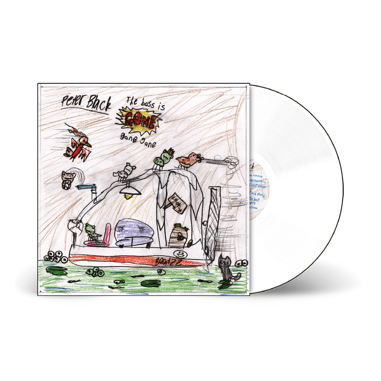 Peter Black / The Boss Is Gone Gone Gone LP White Vinyl