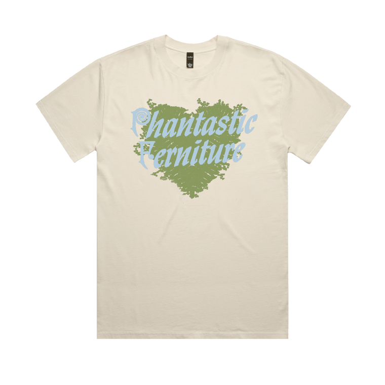 Phantastic Ferniture / Green Heart Off White Tee